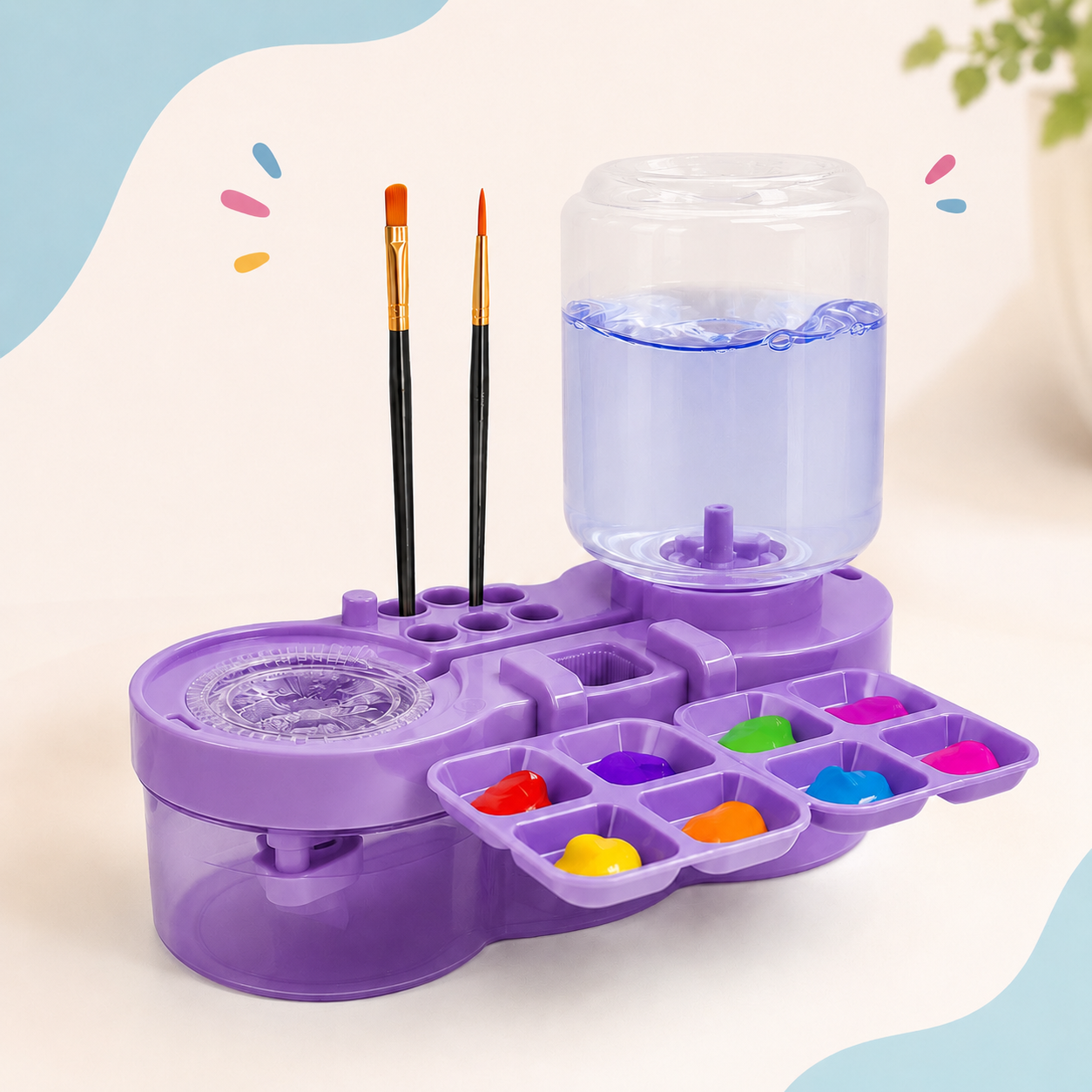 StudioBrush Nettoyeur de Pinceaux Automatique
