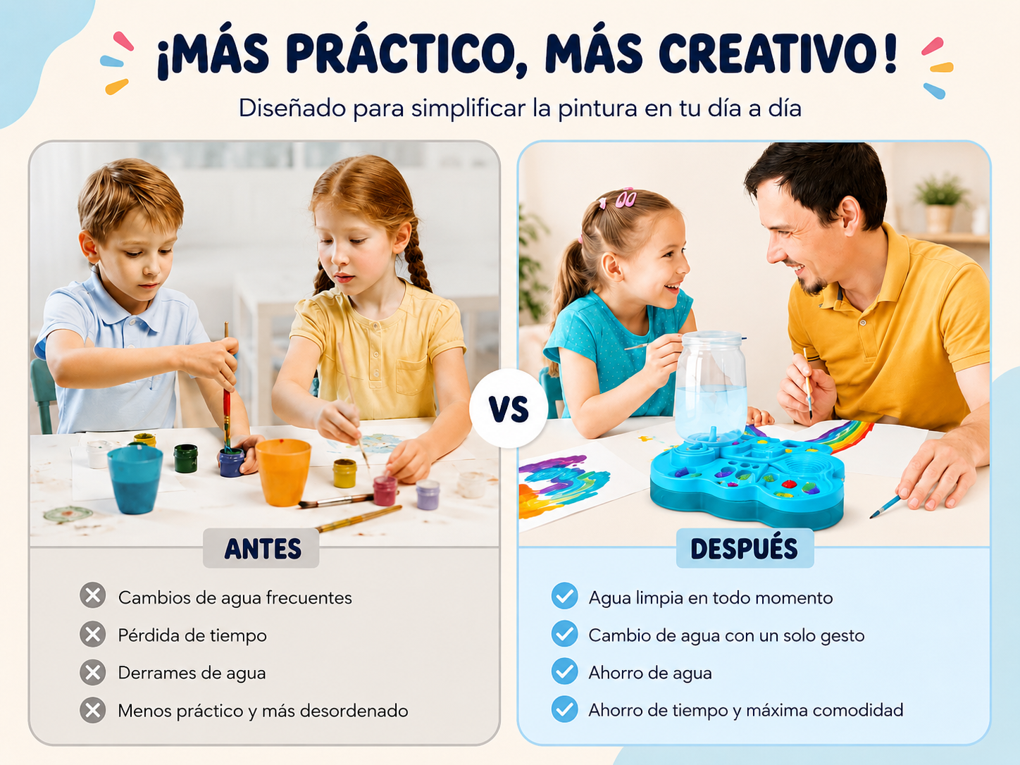StudioBrush Limpiador Automático de Pinceles